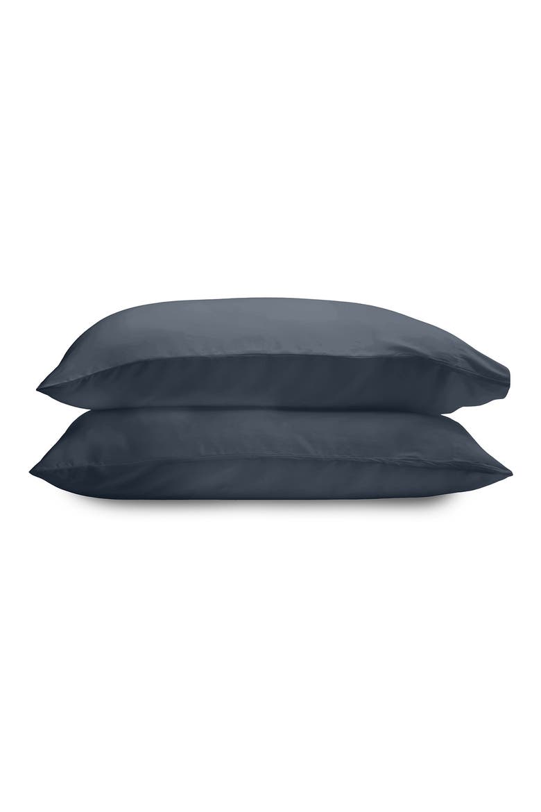 Luxe Sateen Pillowcase Set, Main, color, INDIGO