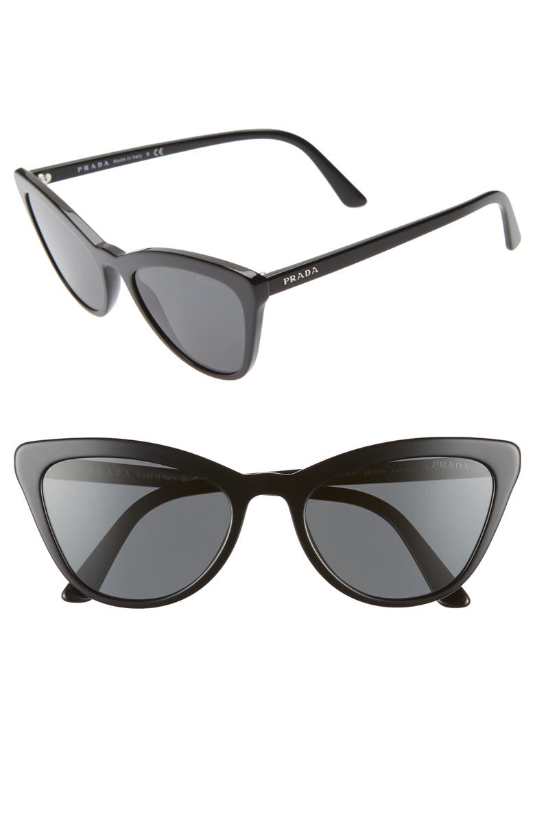Prada 56mm Cat Eye Sunglasses, Alternate, color,