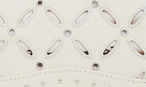 Desigual Cotton Canvas Crossbody Bag In Beige