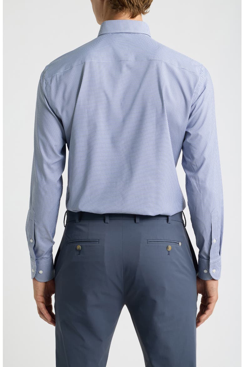 Leo Performance Twill Sport Shirt, Alternate, color, NAVY