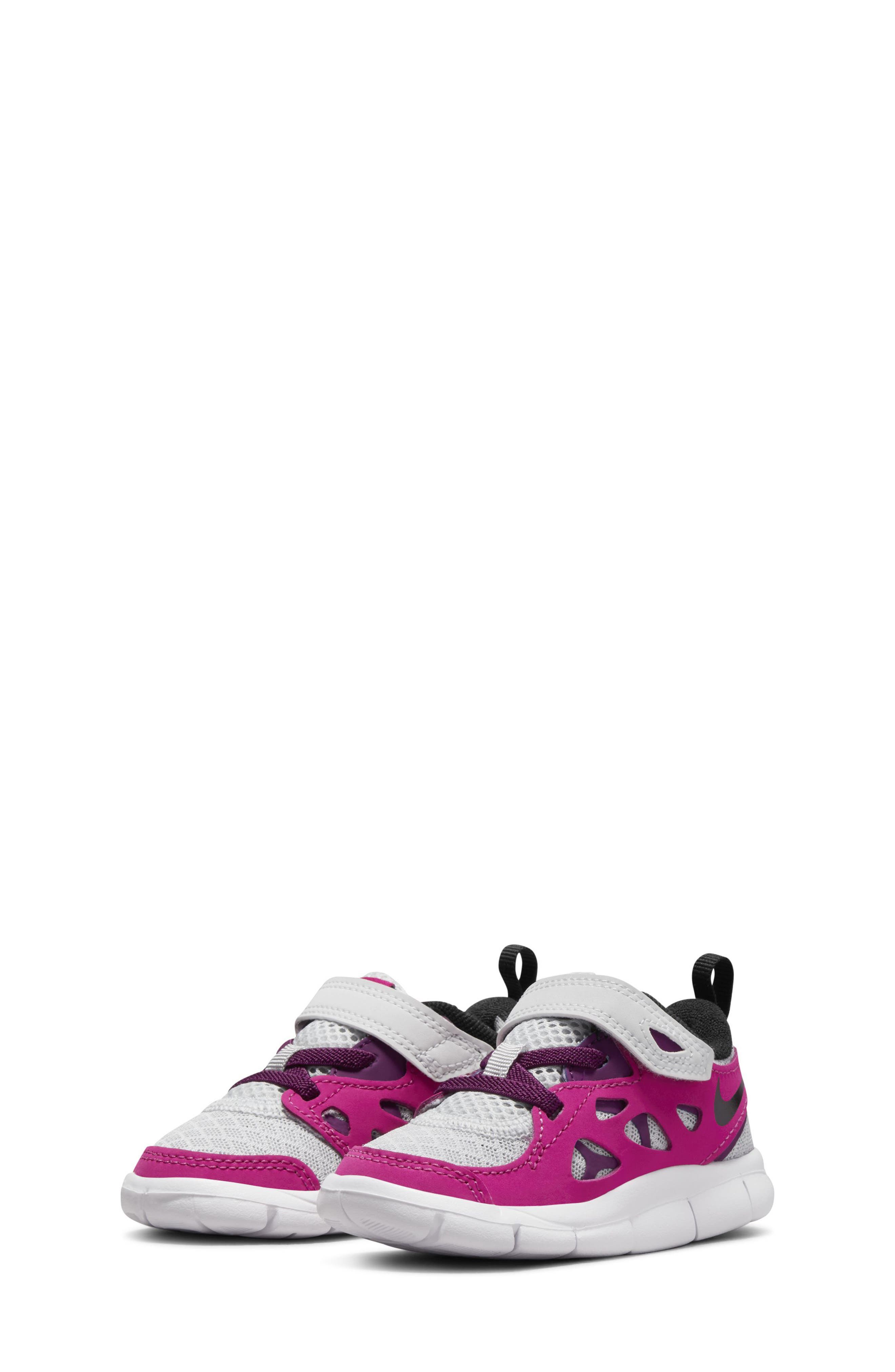 Free Run 2 Sneaker, Main, color, PLATINUM/ PINK PRIME/ SANGRIA