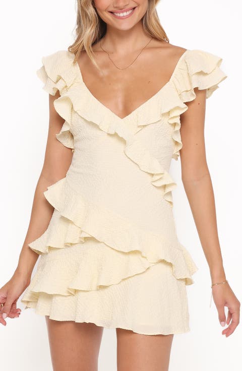 Allery Ruffle Minidress