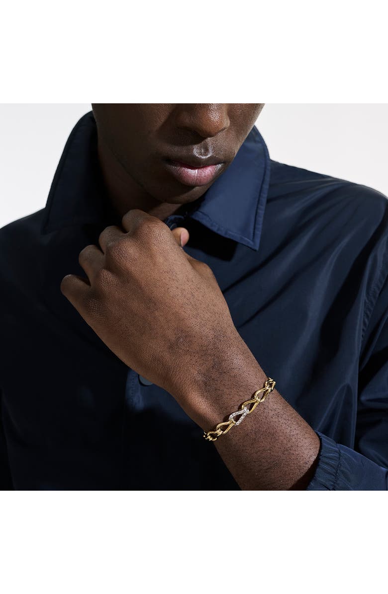 John Hardy Surf Bracelet, 14K Gold, Diamonds, Alternate, color, Gold