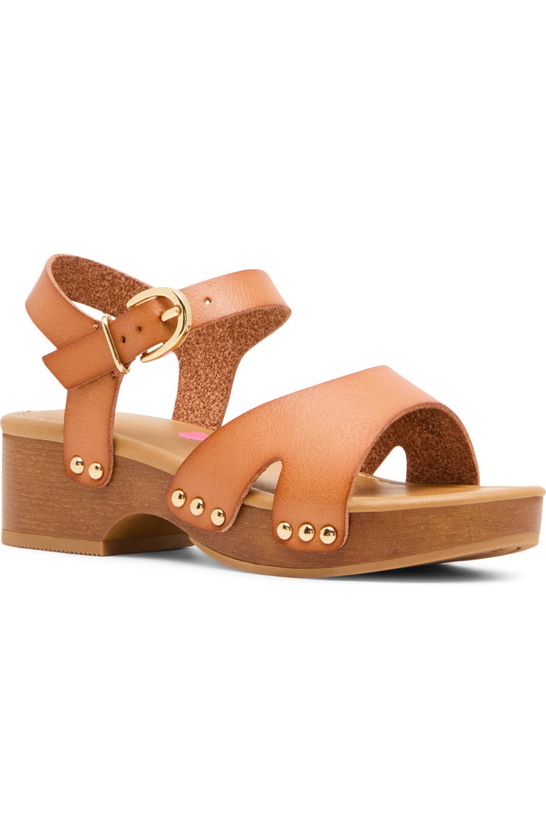 Steve Madden Kids' Mayson Platform Sandal, Main, color, Cognac