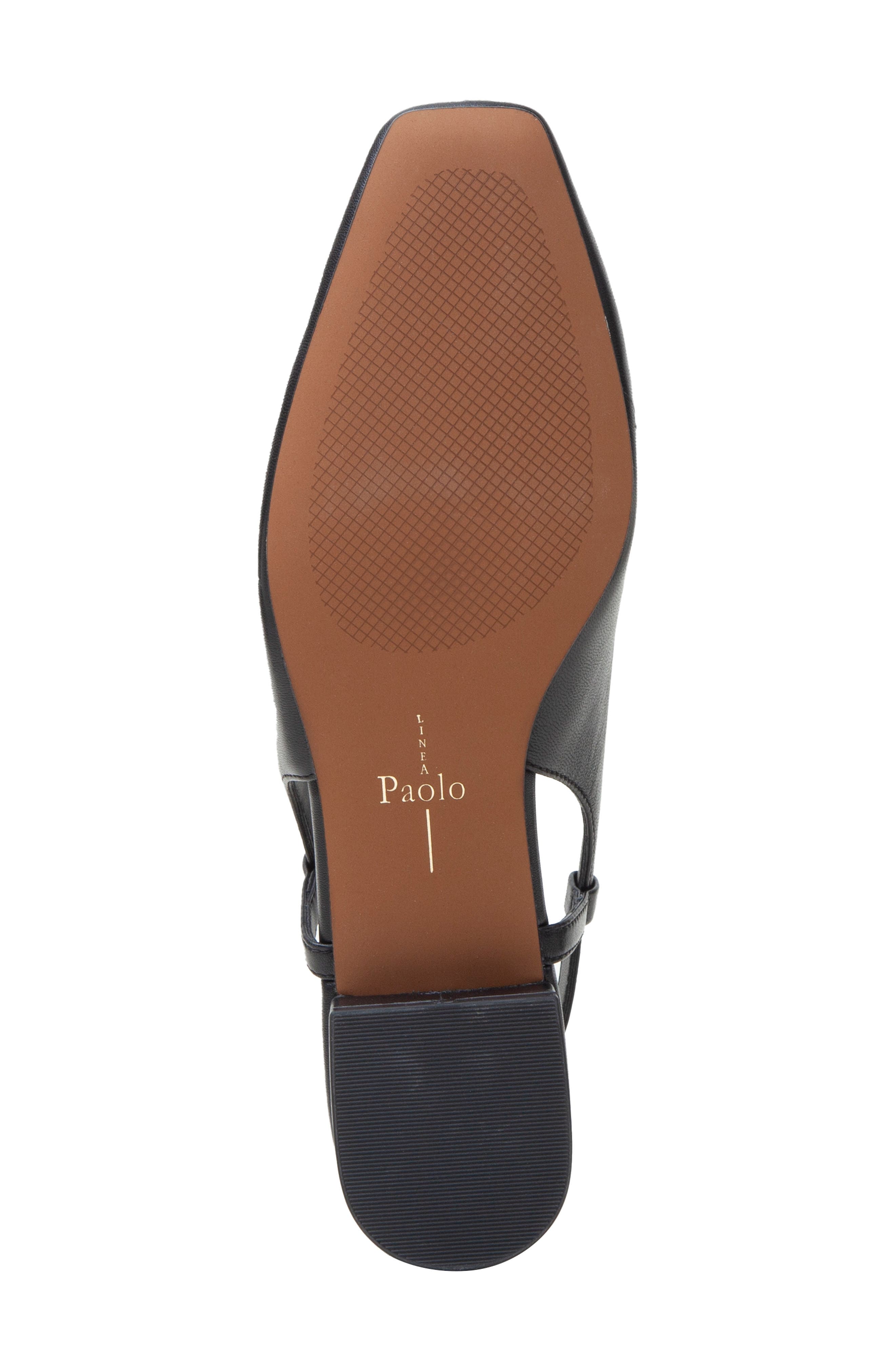 Linea Paolo Caris Slingback Pump, Alternate, color, Black