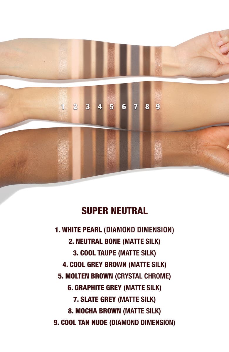 Charlotte Tilbury Beautifying Eye Trends Pallete, Alternate, color, Super Neutral