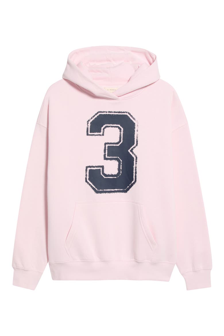 Three Hoodie, Alternate, color, PINK