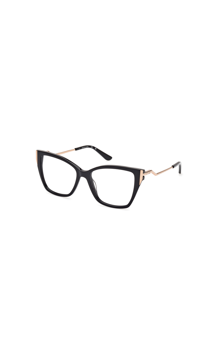 Angular Cat Eye Acetate Eyeglasses, Main, color, Shiny Black