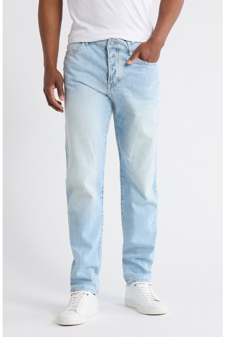 Maine Regular Fit Tapered Jeans, Main, color, LIGHT/ PASTEL BLUE