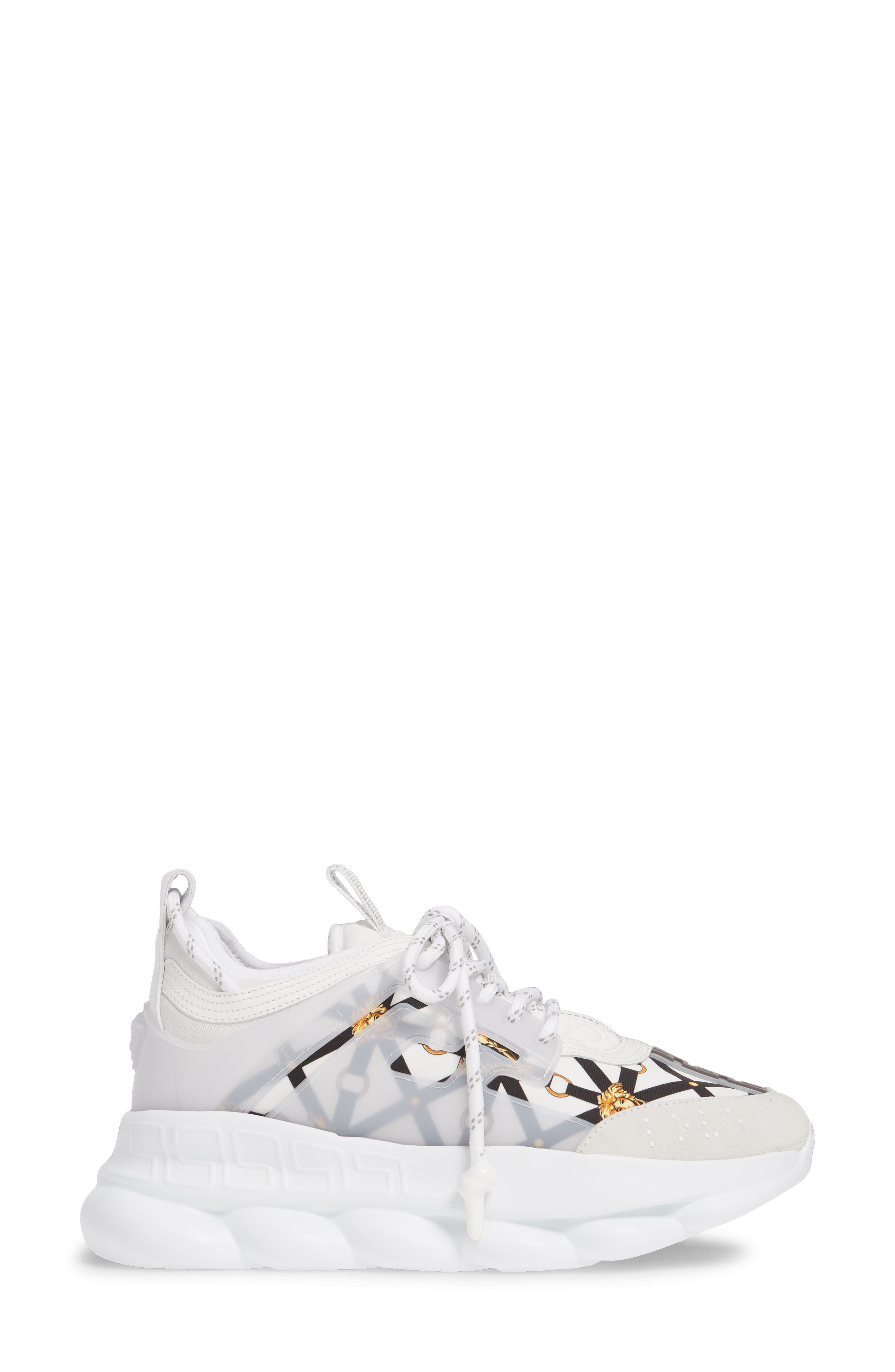 Versace Chain Reaction Sneaker, Alternate, color, 