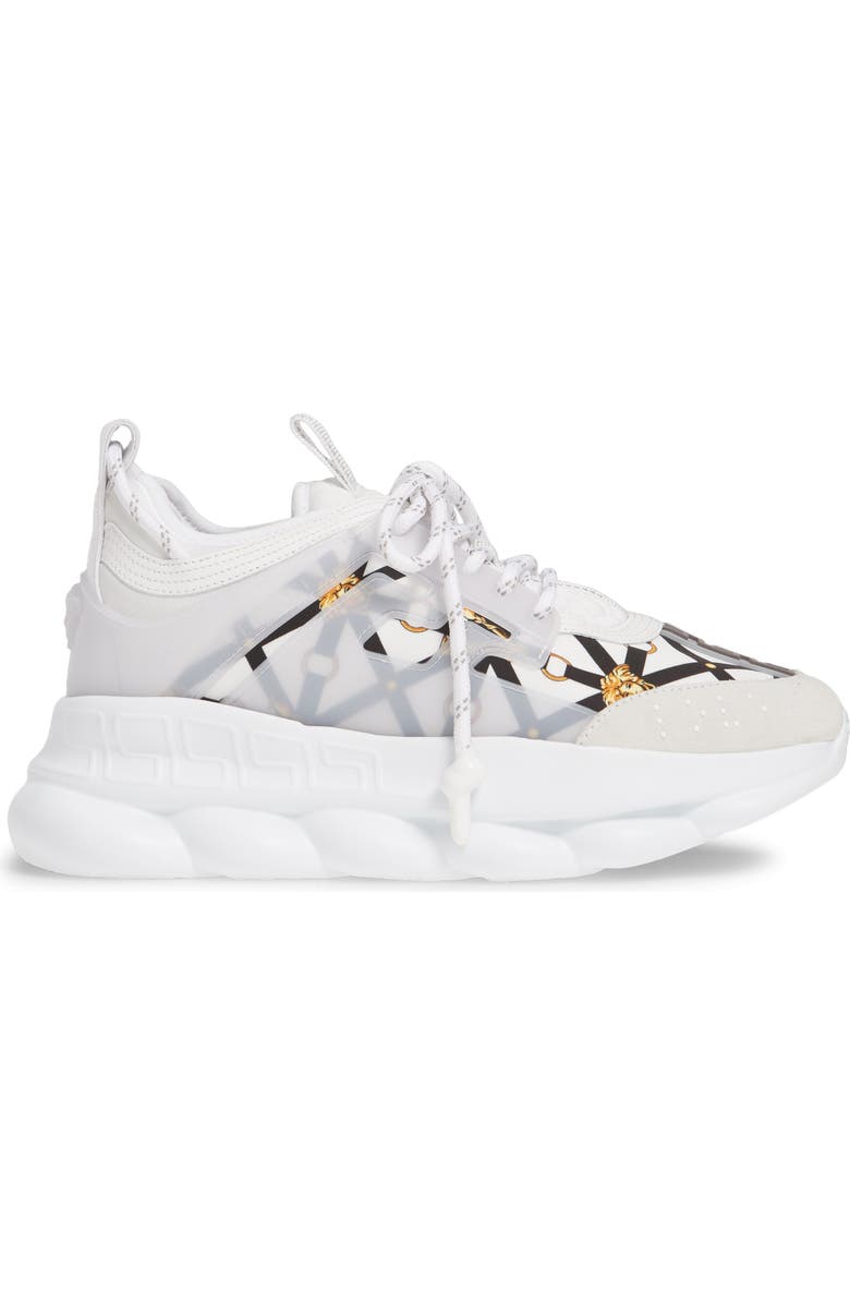 Versace Chain Reaction Sneaker, Alternate, color,