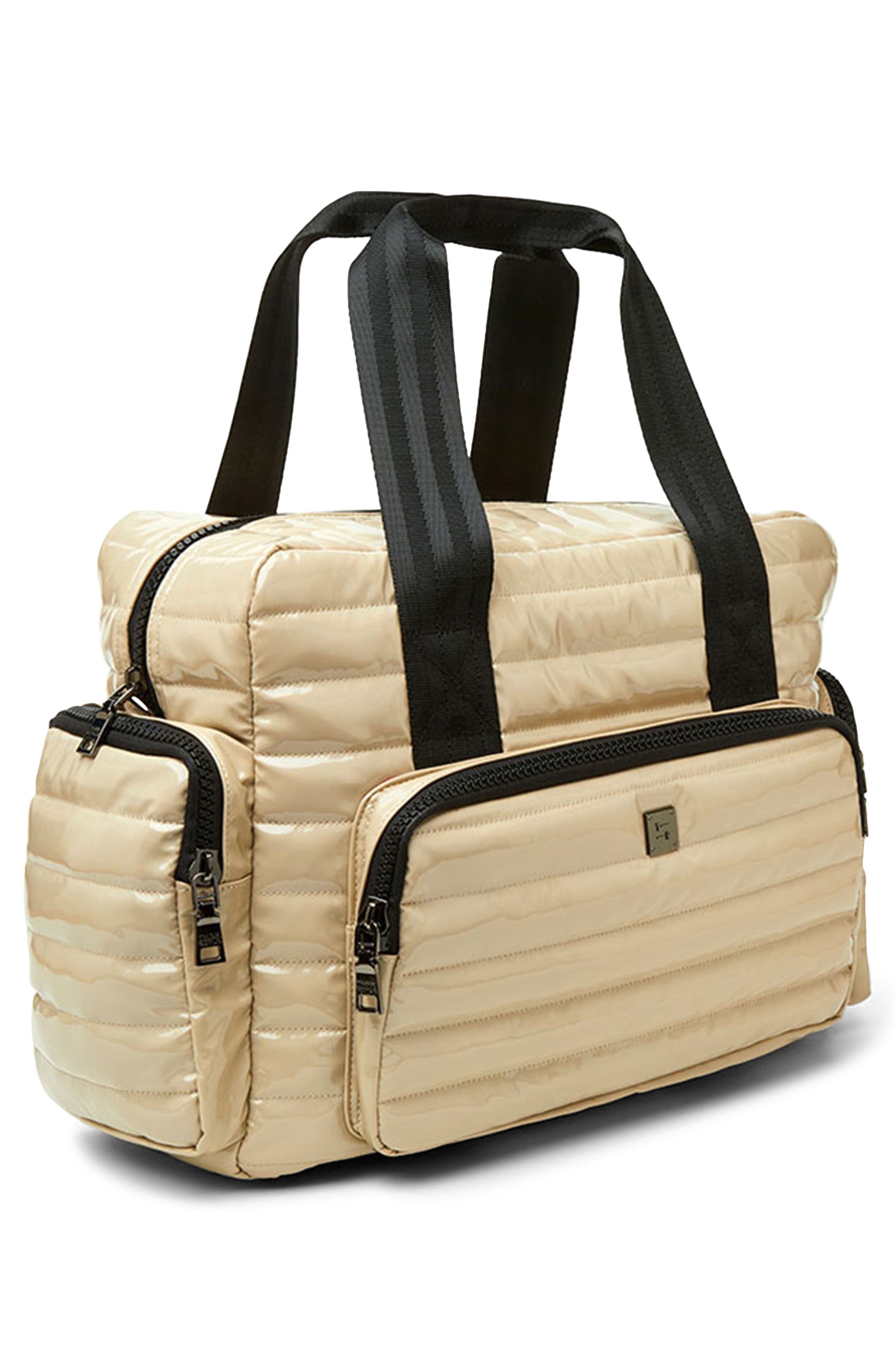 THINK ROYLN Voyager Travel Bag, Alternate, color, Blonde Patent