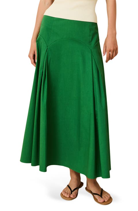 The Gael Pleated Maxi Skirt