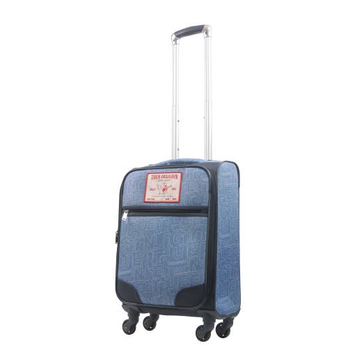 True Religion Soft Sided 23" Expandable, Patch Spinner Luggage