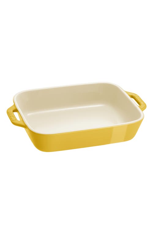 Staub Ceramic Rectangular Baking Dish 2-piece Set