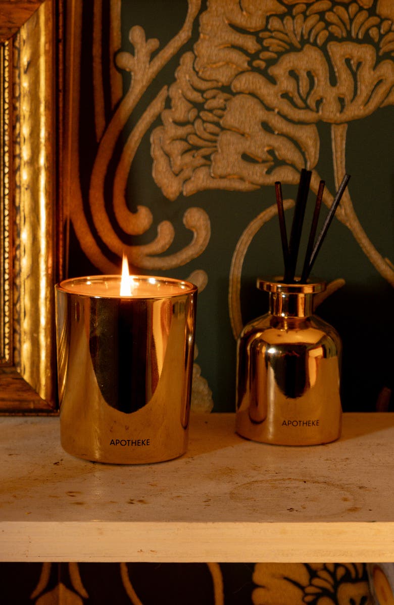 APOTHEKE Apricot Red Currant Mini Scented Candle and Reed Diffuser Duo, Alternate, color, 