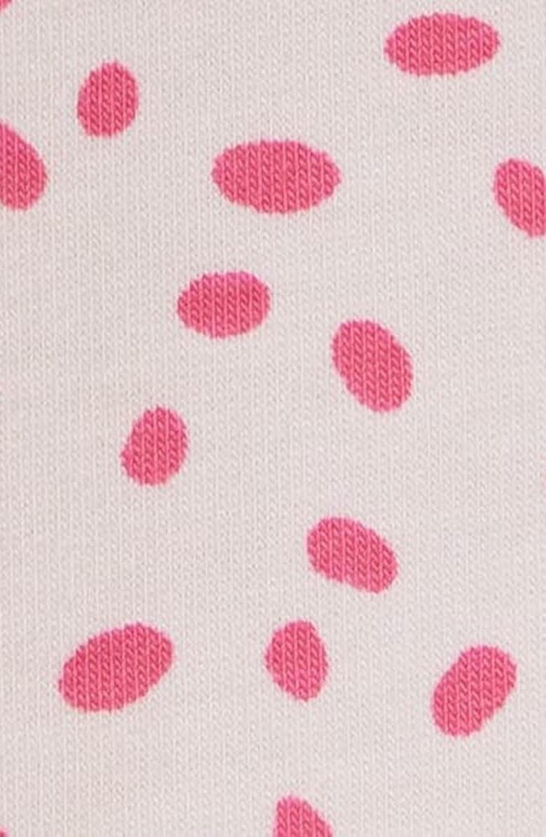 The Cat's Pajamas Pima Knit Nightgown Stripes Dots, Alternate, color, Confetti Dot Raspberry