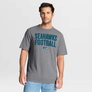 FANATICS Men's Fanatics Heather Gray Seattle Seahawks First Down Tribute Tri-Blend T-Shirt