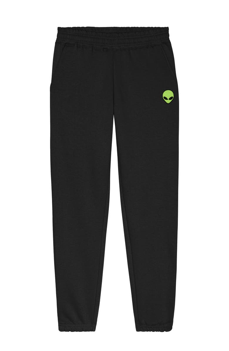 Dalix Mens Alien Heavyweight Fleece Sweatpant, Main, color, Black