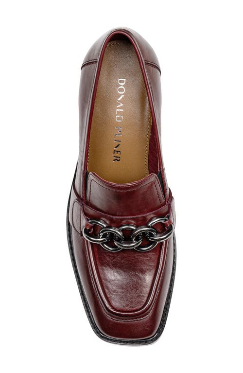 Donald Pliner Kamryn Bit Loafer Pump In Burgundy