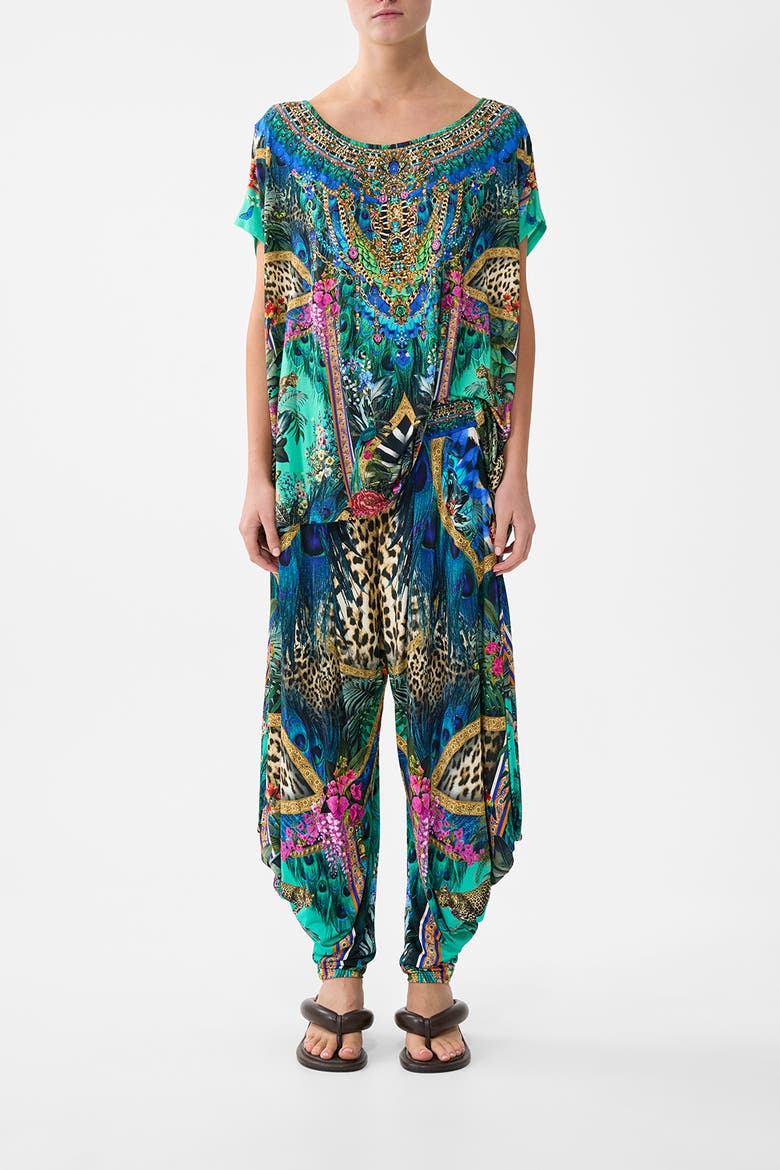 Jersey Drape Pant With Pocket, Main, color, Animal Alchemy