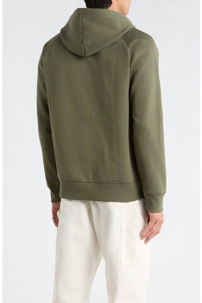 Chase Cotton Blend Zip-Up Hoodie, Alternate, color, LEAF / GOLD