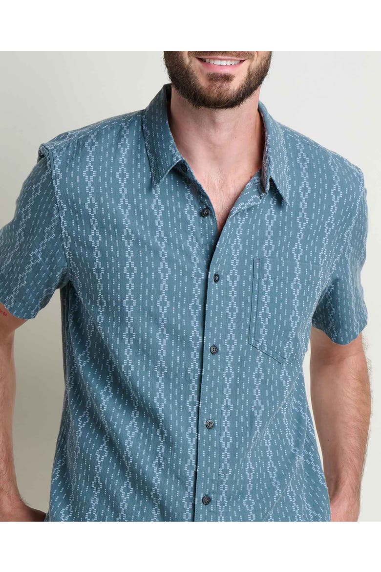 Treescape Short Sleeve Shirt, Alternate, color, Ink