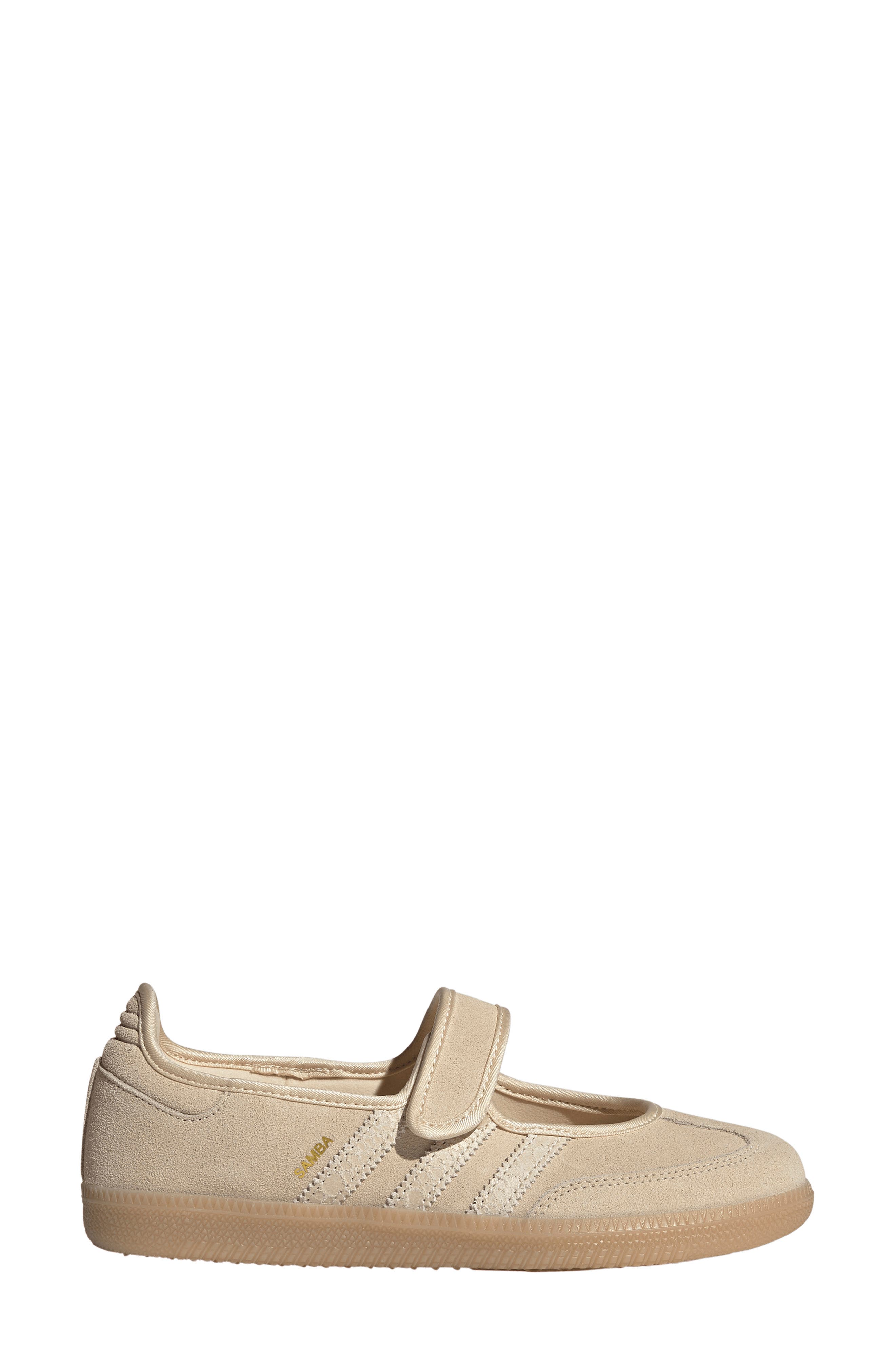 adidas Samba Jane Sneaker, Alternate, color, Sand Strata/ Sand/ Gold