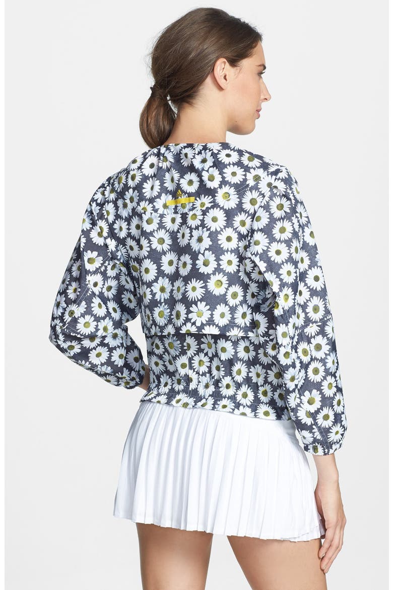 'Run' Print Crop Jacket, Alternate, color, WONDER GLOW