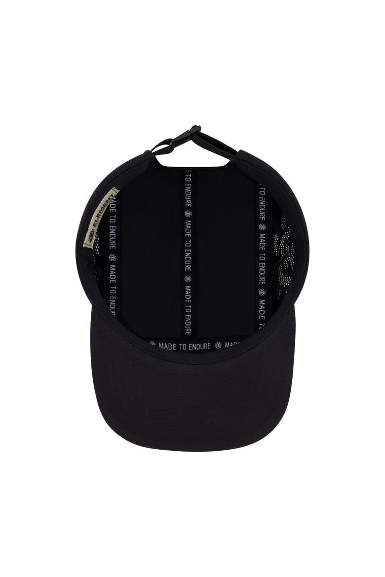 Soft Poly Twill Camper Cap Athletic 5-Panel Style, Alternate, color, BLACK