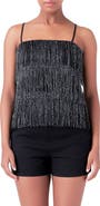 Endless Rose Beaded Fringe Top