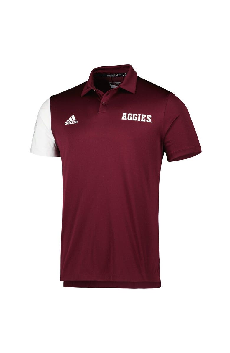 adidas Men's adidas Maroon Texas A&M Aggies AEROREADY Polo, Alternate, color, Maroon