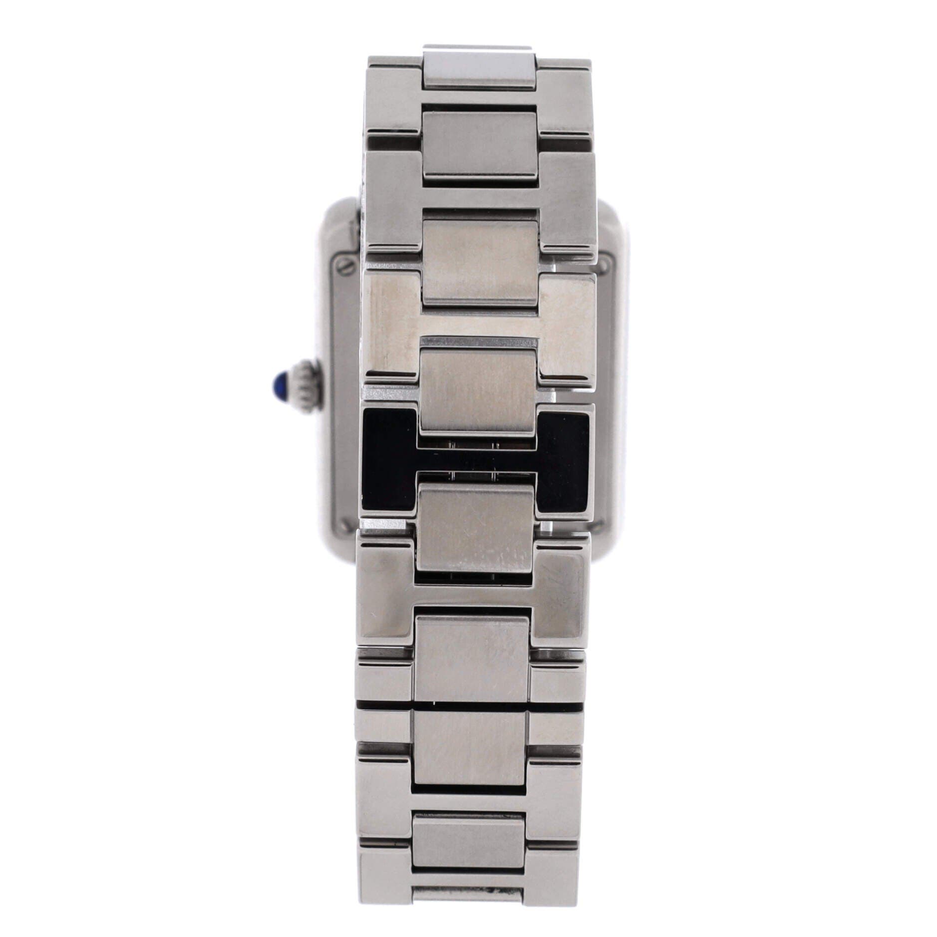 Tank Solo Quartz Watch Stainless Steel 24, Alternate, color, Metallic Silver