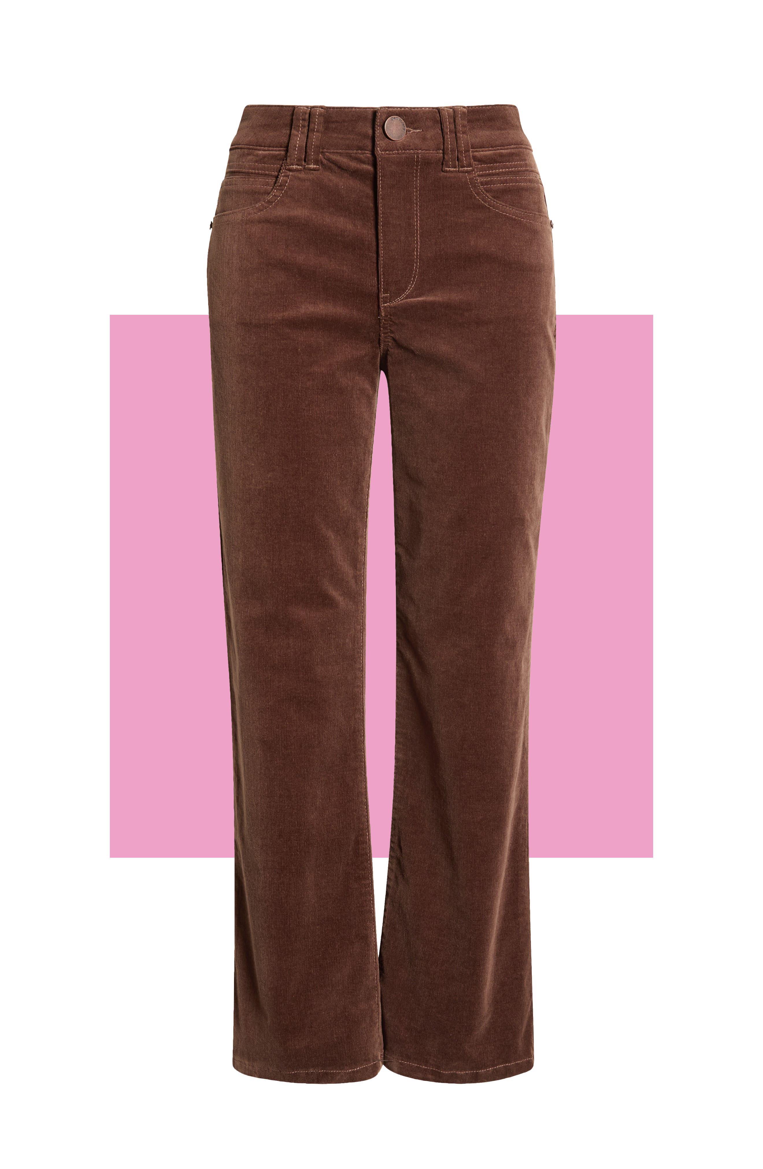 Itty Bitty Crop Corduroy Flare Pants