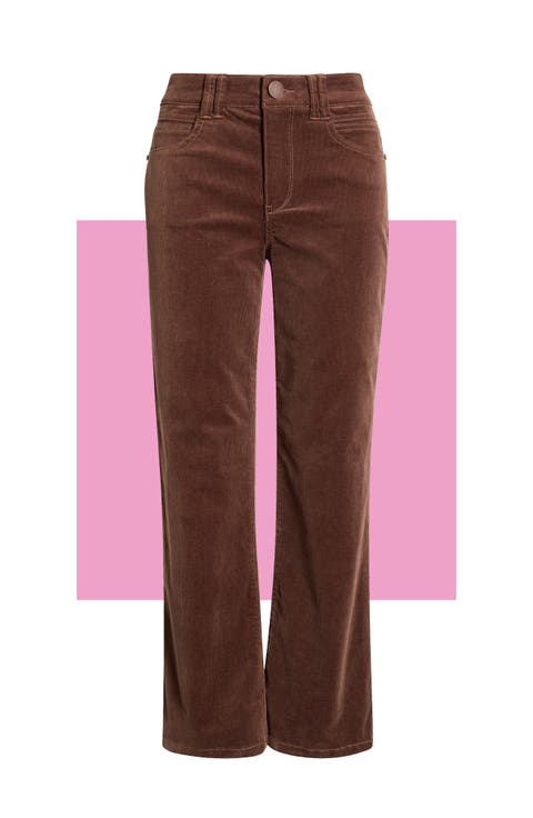 Itty Bitty Crop Corduroy Flare Pants