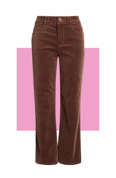 Itty Bitty Crop Corduroy Flare Pants