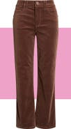 Democracy Itty Bitty Crop Corduroy Flare Pants