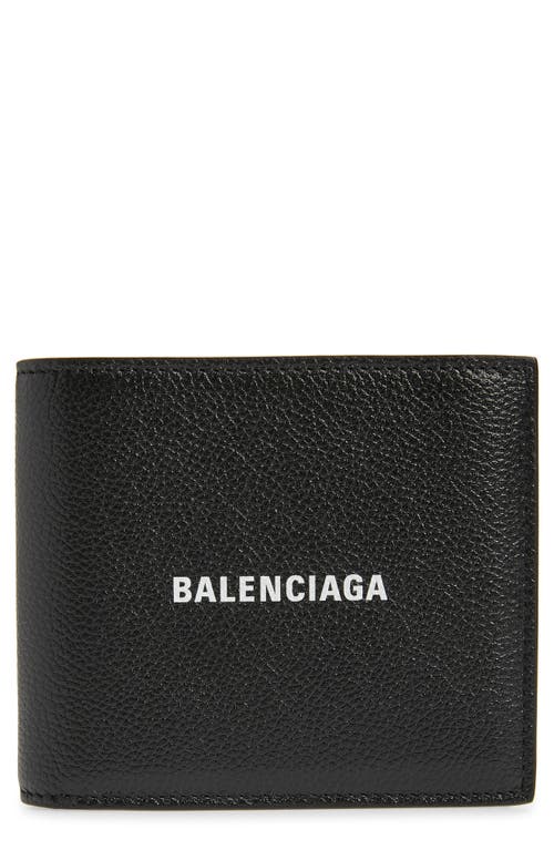 Balenciaga Square Billfold Wallet In Black