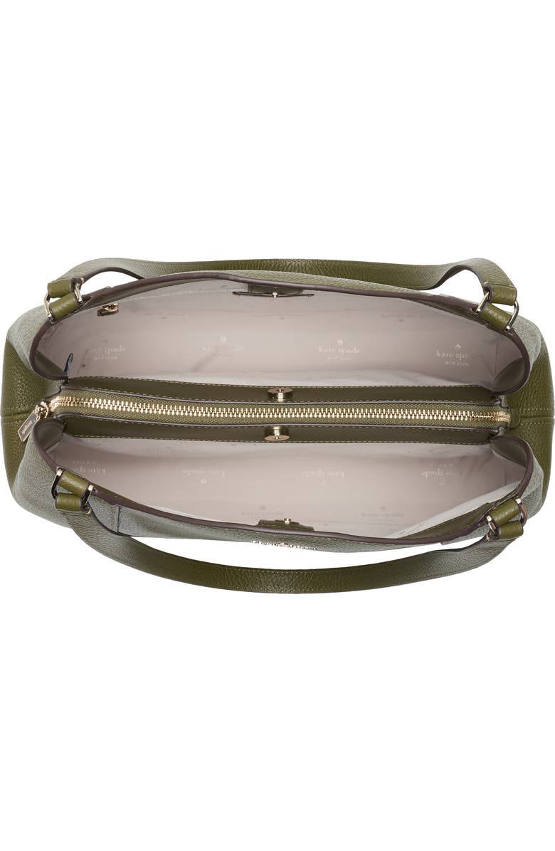 Kate Spade New York lena triple compartment shoulder bag, Alternate, color, Seaweed