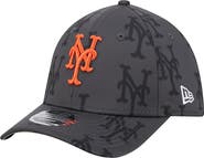 New Era Men's New Era Gray New York Mets Halftone 39THIRTY Flex Hat