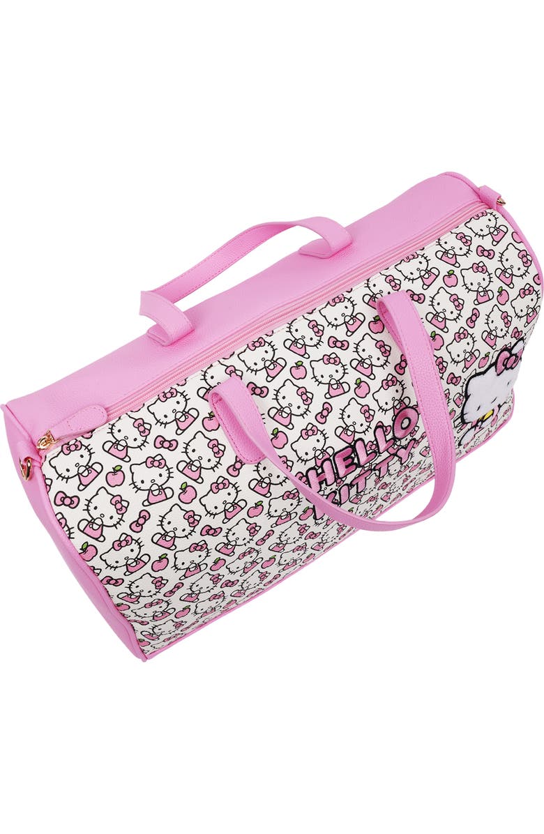 FUL/SANRIO Hello Kitty Pink & White Weekender Duffel Bag, Alternate, color, Red