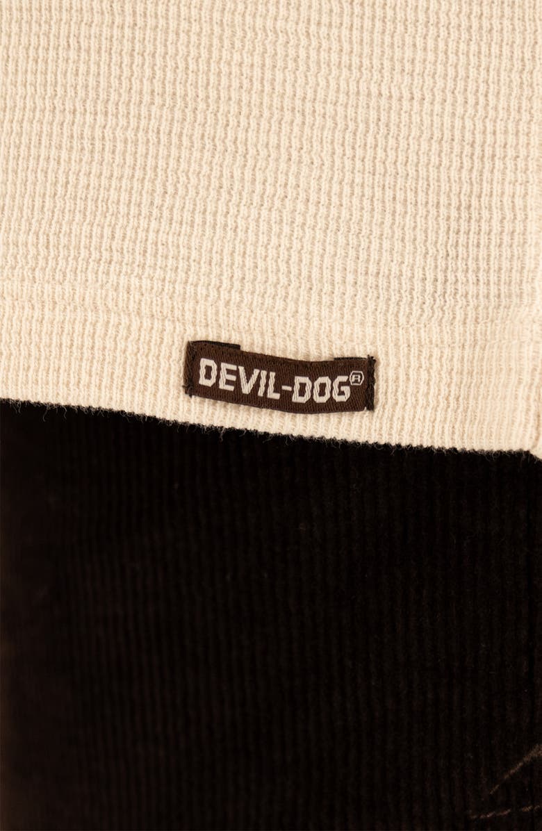 Devil-Dog Dungarees Cotton Waffle Knit Henley, Alternate, color, 
