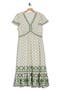 selected Cream/ Green Rustic Looms