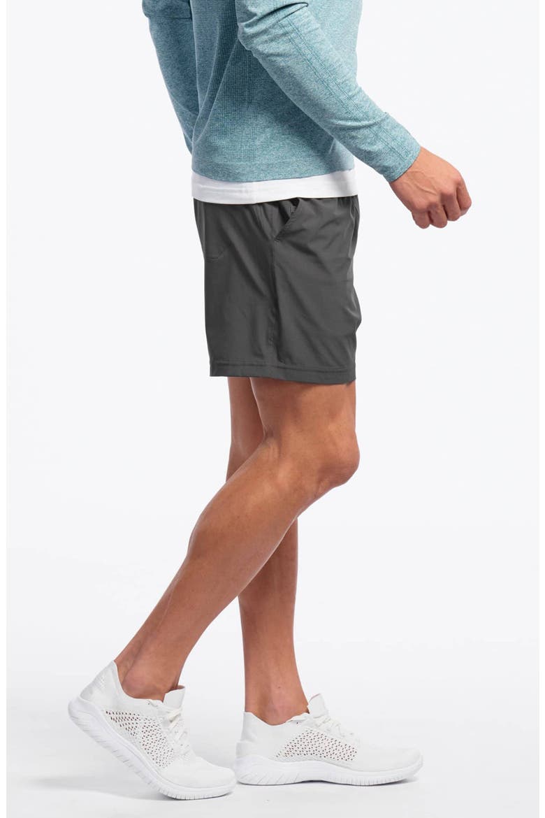 Mako 7-Inch Water Repellent Shorts, Alternate, color, ASPHALT