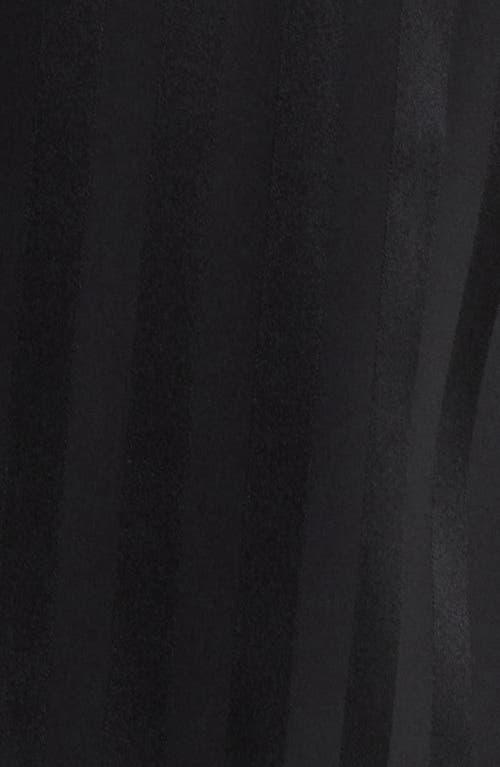 Lunya Stripe Jacquard Washable Silk Pajamas In Black