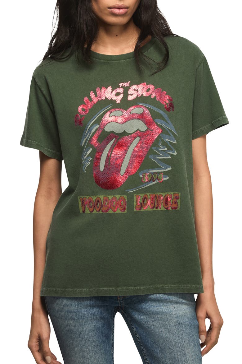 Rolling Stones Voo Doo Boyfriend T-Shirt, Main, color, SYCAMORE