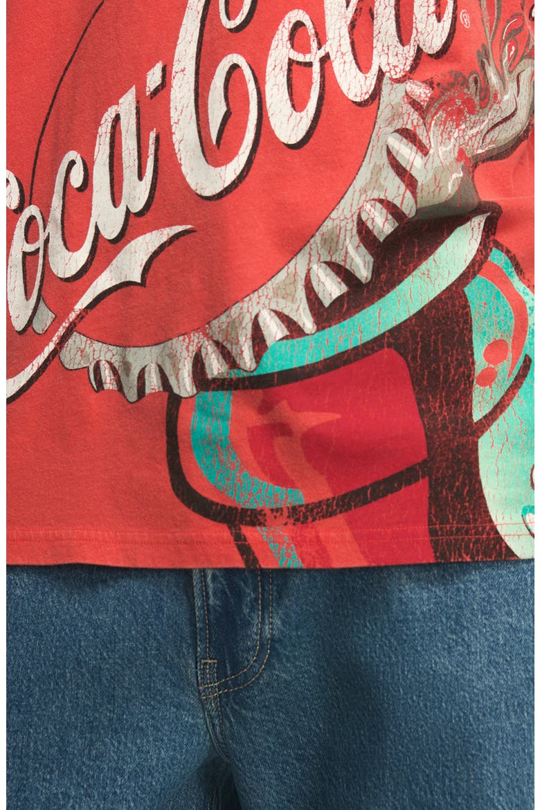 Coca-Cola®, Alternate, color, FIERY RED