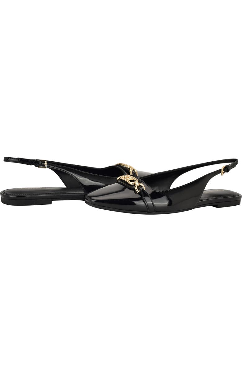 Calvin Klein Flenea Slingback Flat, Alternate, color, Black