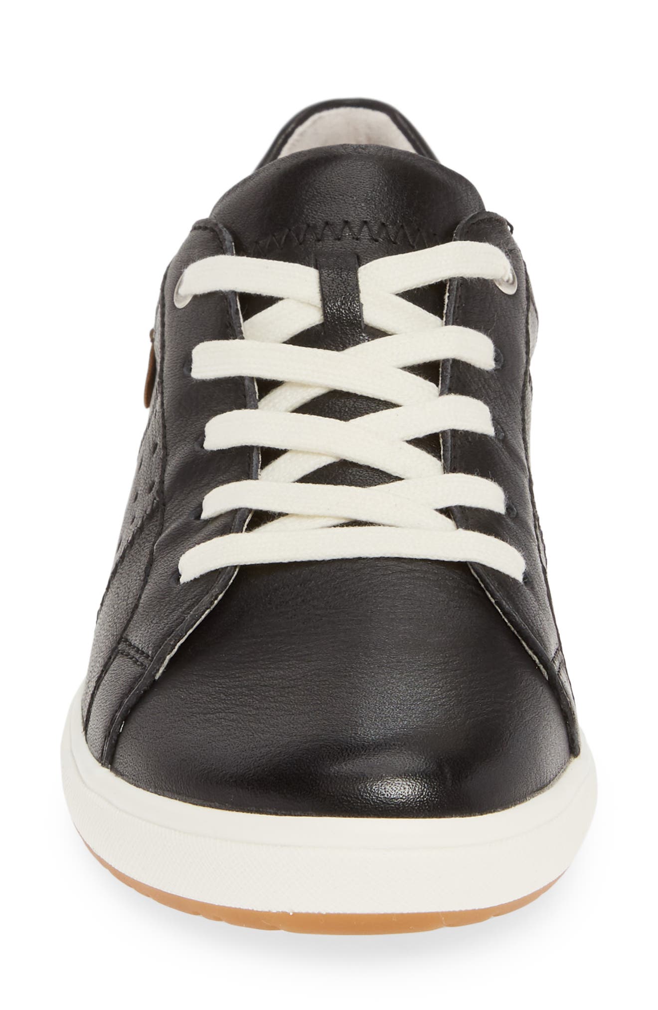 Josef Seibel Caren 01 Sneaker, Alternate, color, Black Leather
