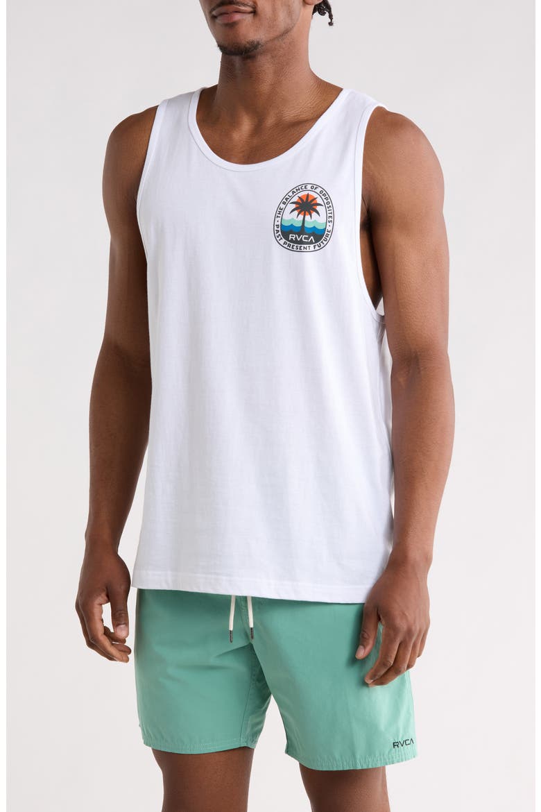 Palm Patch Tank, Main, color, WHITE